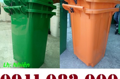 Nơi chuyên cung cấp thùng rác giá rẻ tại vĩnh long- sỉ thùng rác 120l 240l 660l- lh 0911082000