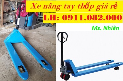 Xe nâng tay thấp giá rẻ tại cần thơ- xe nâng tay 3 tấn bơm thuỷ lực- lh 0911082000