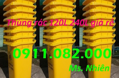 Sỉ thùng rác  y tế, thùng rác công cộng, thùng rác ngoài trời- thùng rác 120l 240l 660l- lh 0911082000