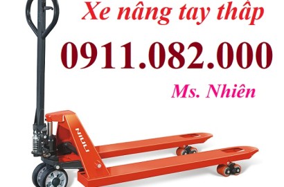 Xe nâng tay giá sỉ- xe nâng tay thấp 3 tấn giá rẻ tại vĩnh long- lh 0911082000