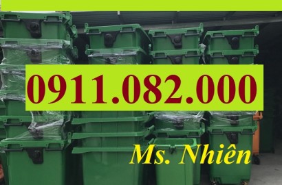 Thùng rác thông minh giá tốt hiện nay-thùng rác 120L 240L 660L giá rẻ- lh 0911082000