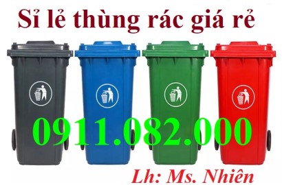 Nơi bán thùng rác giá rẻ tại tiền giang- thùng rác 120 lít, thùng rác 240 lít, thùng rác 660 lít