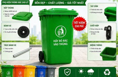 Cung cấp thùng rác phân loại giá rẻ tại an giang- thùng rác màu phân loại- lh 0911082000