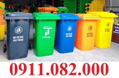 Mua thùng rác ở đâu giá rẻ- thùng rác 120 lít 240 lít 660 lít giá rẻ toàn miền tây- lh 0911082000