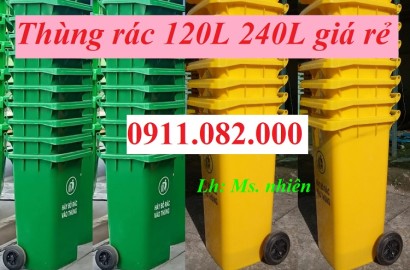 Sỉ lẻ thùng rác hình thú, thùng rác 120L 240L 660L giá rẻ - thùng rác giá ưu đãi- lh 0911.082.000