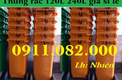 Sử dụng thùng rác 120 lít 240 lít với giá thành rẻ, thùng rác giá rẻ tại vĩnh long- lh 0911082000