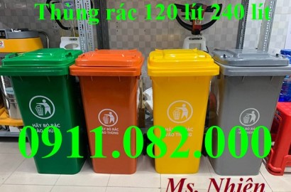 Nơi bán thùng rác giá rẻ ưu đãi khuyến mãi- thùng rác 120 lít 240 lít 660 lít- lh 0911082000