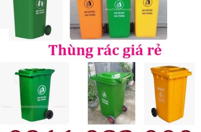 Thùng rác chất lượng giá tốt- thùng rác 120l 240l 660l giá rẻ tại vĩnh long- lh 0911082000