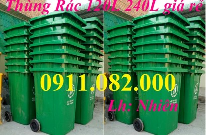 Giảm giá đầu năm 2026 thùng rác giá rẻ- thùng rác 120 lít 240 lít 660 lít- lh 0911082000