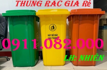 Bán thùng rác nhựa mẫu mã đẹp, chất lượng giá rẻ- thùng rác 120 lít, 240 lít, 660 lít- lh 0911082000