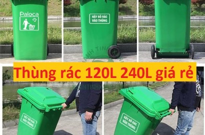 Sỉ lẻ giá rẻ thùng rác 240l giá rẻ tại đồng tháp- Thùng rác mới 100% bán chạy nhất-lh 0911082000