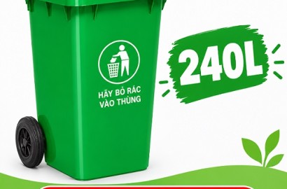 Thùng rác 120l  240l  660l giá rẻ tại an giang- hàng sẵn mới chất lượng đạt tiêu chuẩn- lh 0911082000