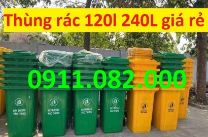 Giao hàng nhanh- giá rẻ thùng rác 120l 240l tại an giang-lh 0911082000