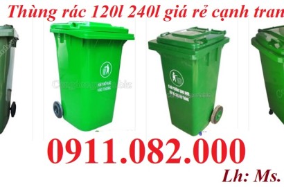 Giá rẻ thùng rác tại tiền giang- chuyên cung cấp thùng rác 120l 240l 660l giá sỉ- lh 0911082000