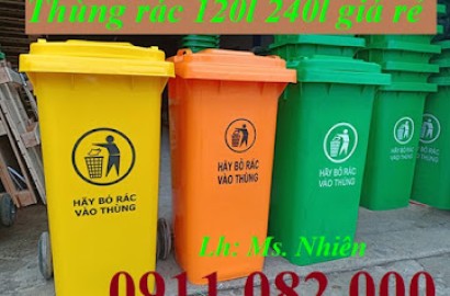 Phân phối thùng rác hàng chính hãng giá rẻ tại an giang, kiên giang, tiền giang- lh 0911.082.000